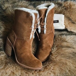 UGG Luxurious Boots JERENE Chestnut (9)